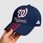 W.nationals | Premium .m.l.b. Signature Triple Stripe Fan Baseball Cap
