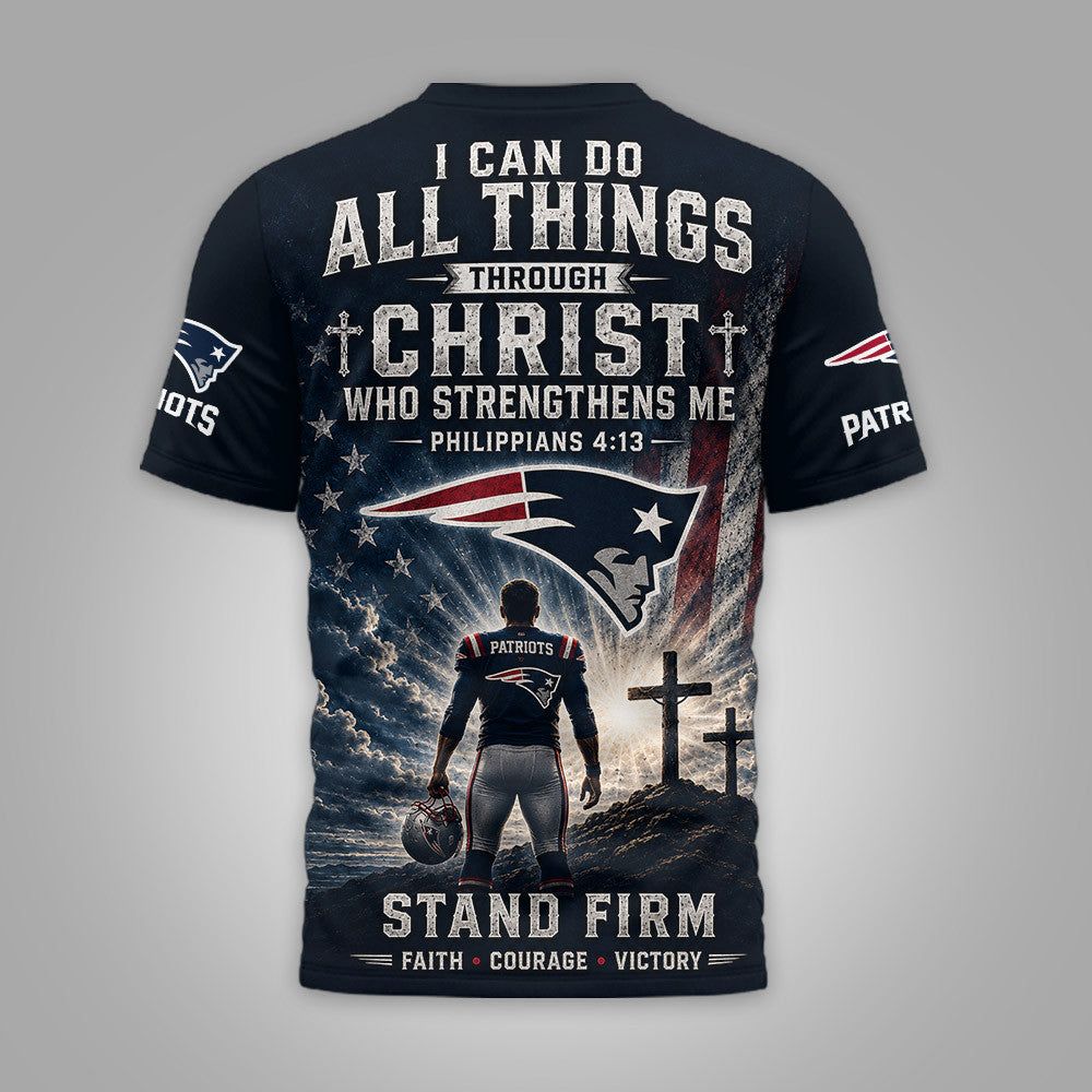 Ne.patriots | Premium  Faith Family 3d Shirt Nf1
