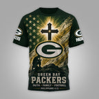 Gb.packers | Premium  Faith Family 3d Shirt Nf1