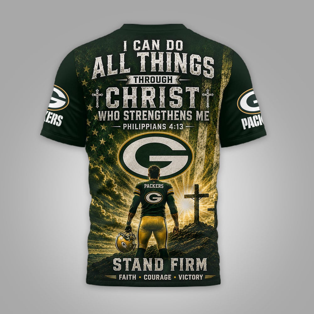 Gb.packers | Premium  Faith Family 3d Shirt Nf1