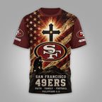 Sf.49ers | Premium  Faith Family 3d Shirt Nf1
