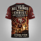 Sf.49ers | Premium  Faith Family 3d Shirt Nf1