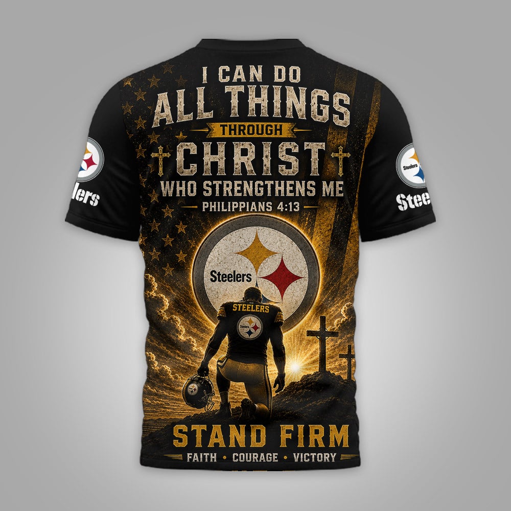P.steelers | Premium  Faith Family 3d Shirt Nf1