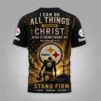 P.steelers | Premium  Faith Family 3d Shirt Nf1
