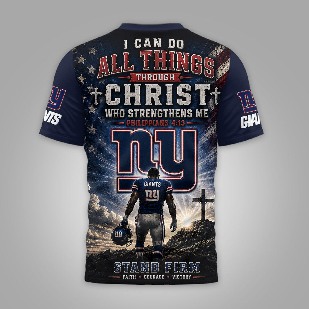 Ny.giants | Premium  Faith Family 3d Shirt Nf1