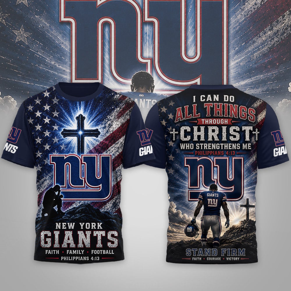 Ny.giants | Premium  Faith Family 3d Shirt Nf1