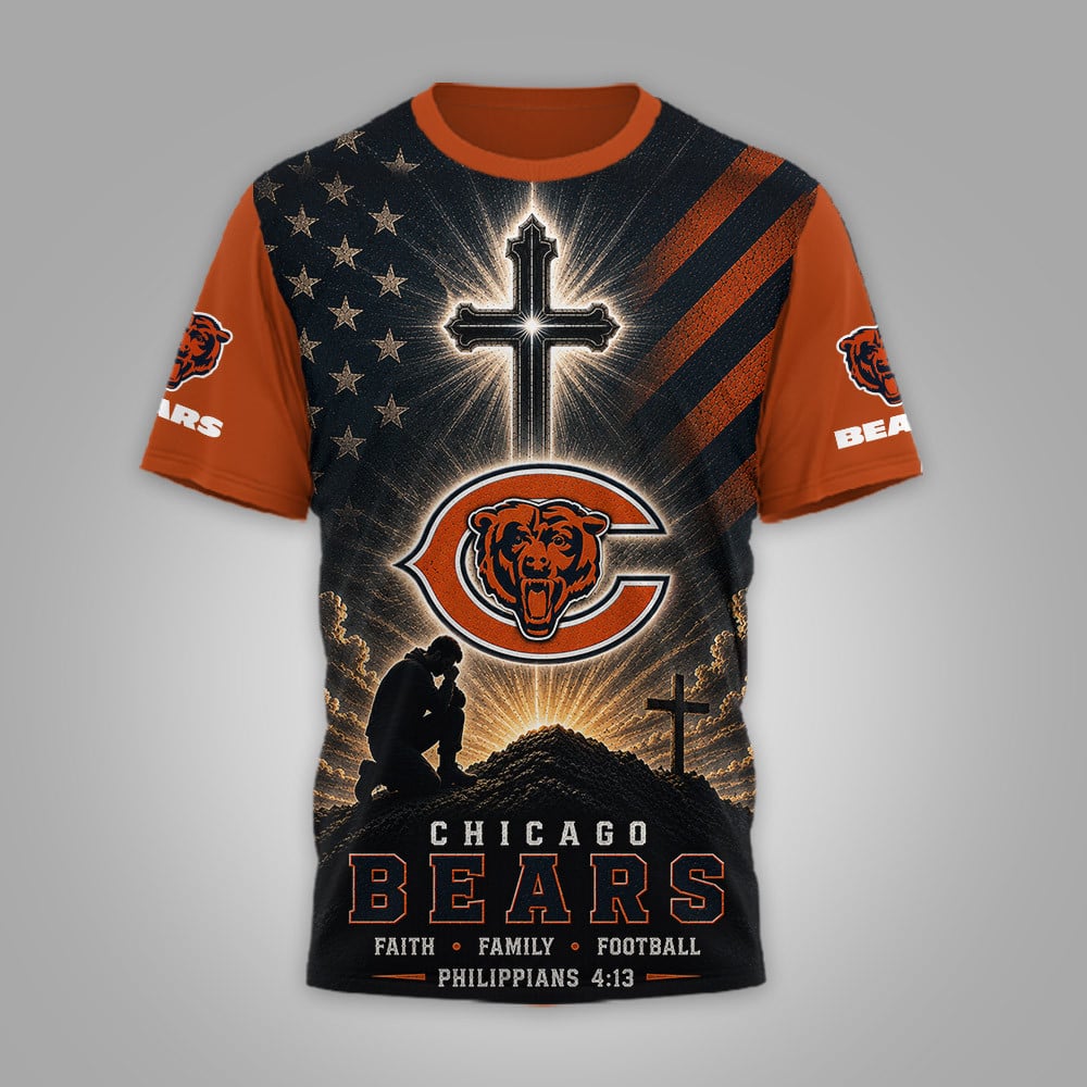 C.bears | Premium  Faith Family 3d Shirt Nf1