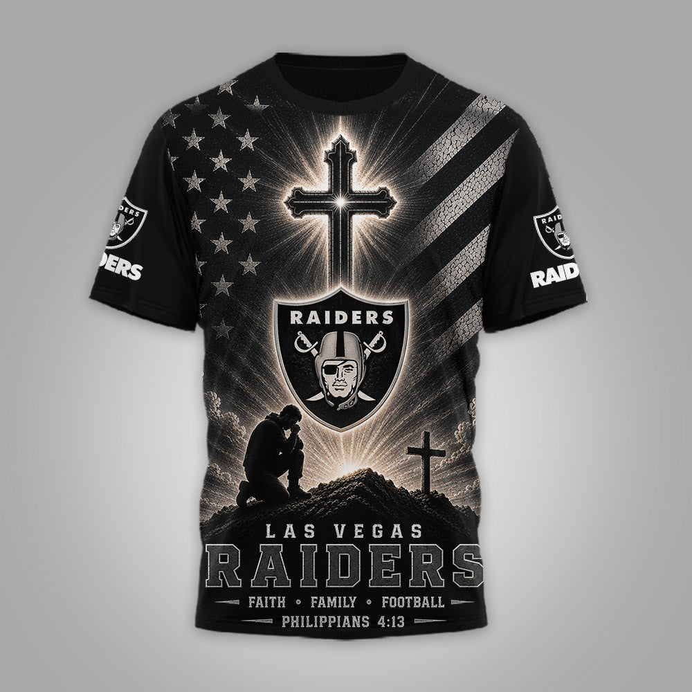 Lv.raiders | Premium  Faith Family 3d Shirt Nf1