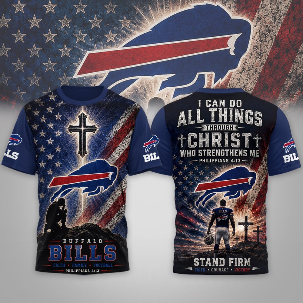 B.bills | Premium  Faith Family 3d Shirt Nf1