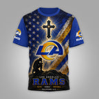 La.rams | Premium  Faith Family 3d Shirt Nf1