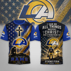La.rams | Premium  Faith Family 3d Shirt Nf1