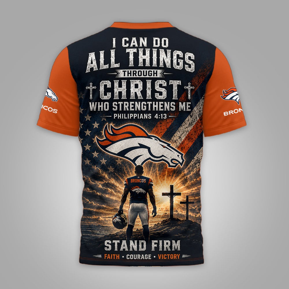 D.broncos | Premium  Faith Family 3d Shirt Nf1