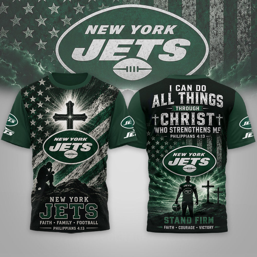 Ny.jets | Premium  Faith Family 3d Shirt Nf1