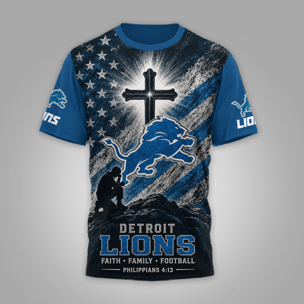 D.lions | Premium  Faith Family 3d Shirt Nf1