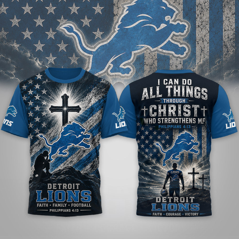 D.lions | Premium  Faith Family 3d Shirt Nf1