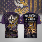 M.vikings | Premium  Faith Family 3d Shirt Nf1