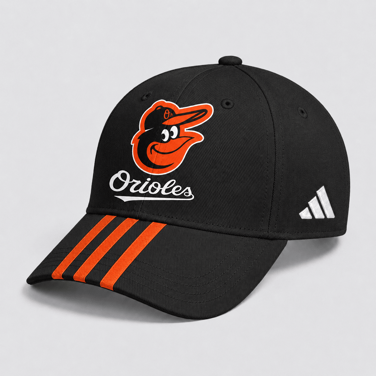 B.orioles | Premium .m.l.b. Signature Triple Stripe Fan Baseball Cap