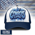 D.cowboys | Premium  Custom Graffiti Team Cap Nf1