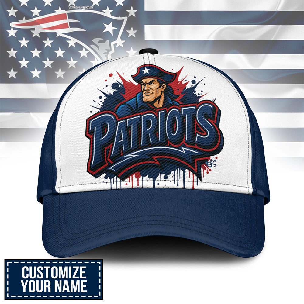 Ne.patriots | Premium  Custom Graffiti Team Cap Nf1