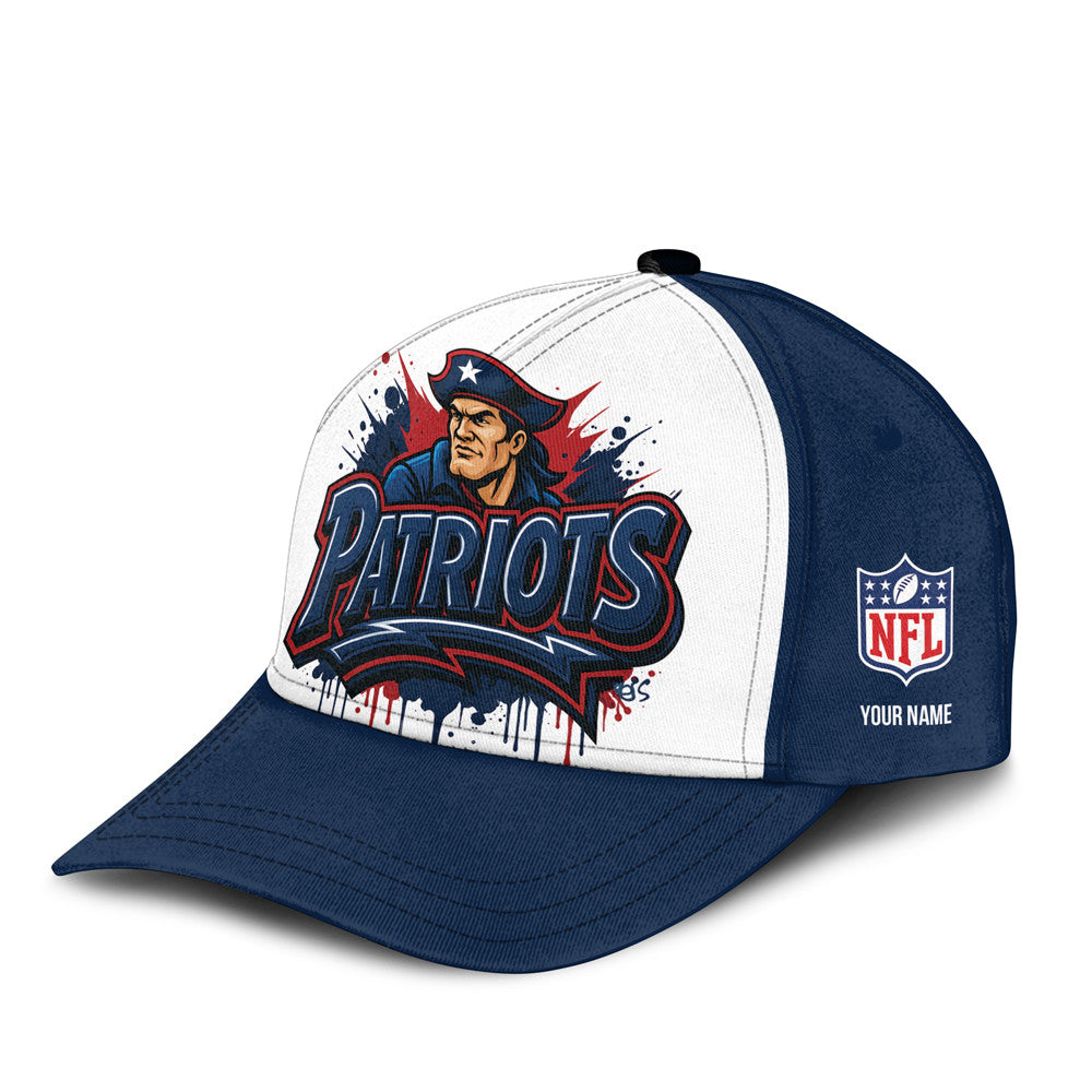 Ne.patriots | Premium  Custom Graffiti Team Cap Nf1