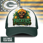 Gb.packers | Premium  Custom Graffiti Team Cap Nf1