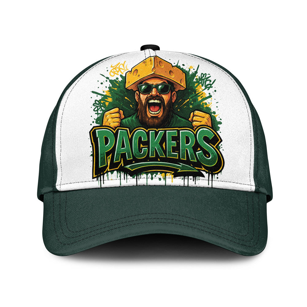 Gb.packers | Premium  Custom Graffiti Team Cap Nf1