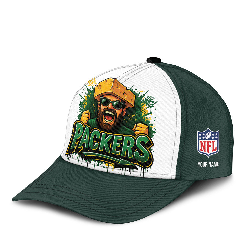 Gb.packers | Premium  Custom Graffiti Team Cap Nf1