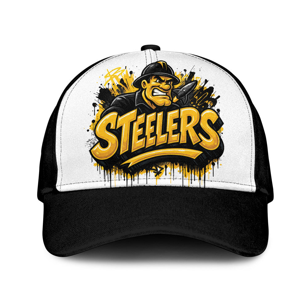 P.steelers | Premium  Custom Graffiti Team Cap Nf1
