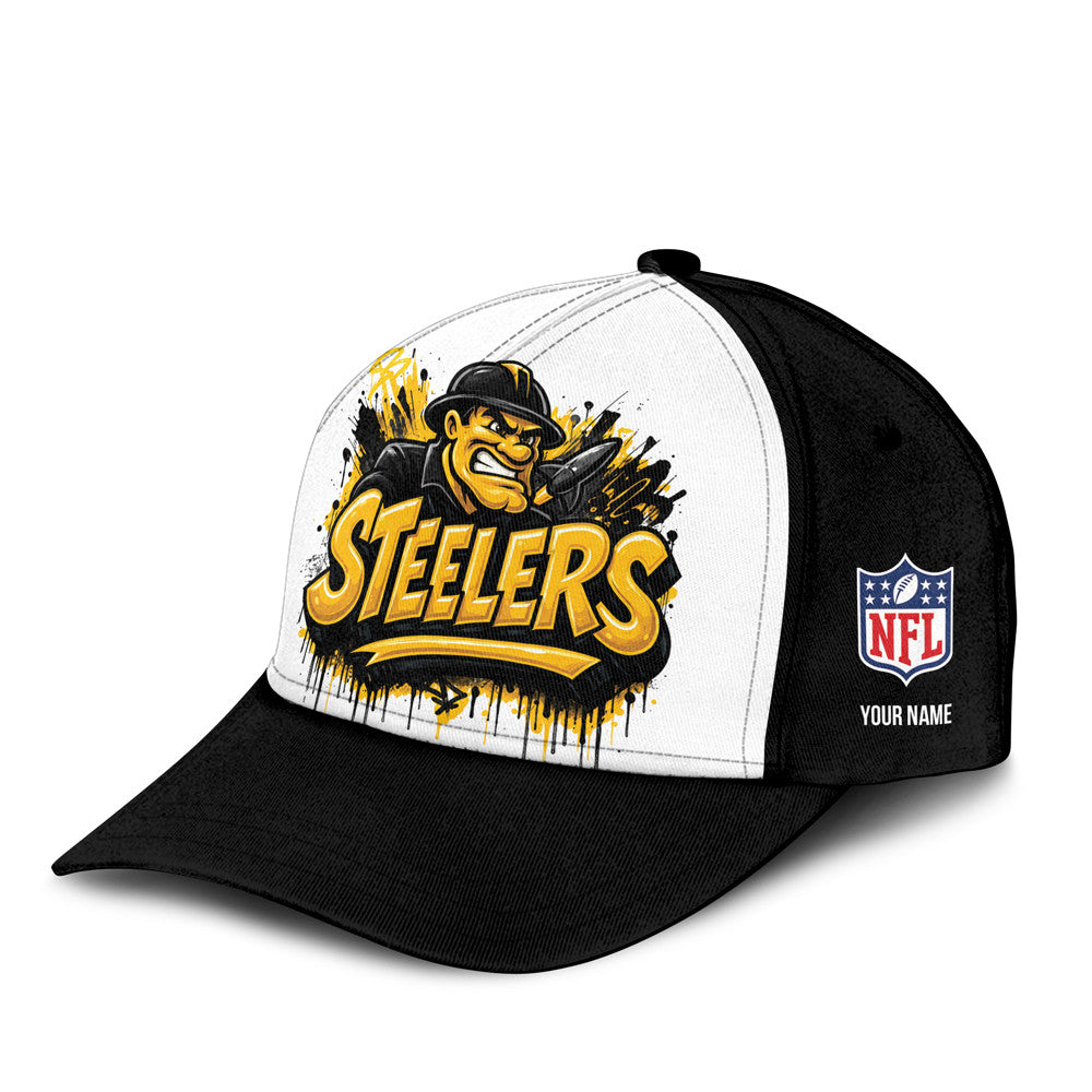P.steelers | Premium  Custom Graffiti Team Cap Nf1