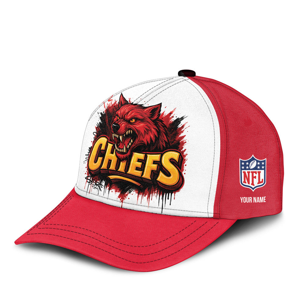 Kc.chiefs | Premium  Custom Graffiti Team Cap Nf1