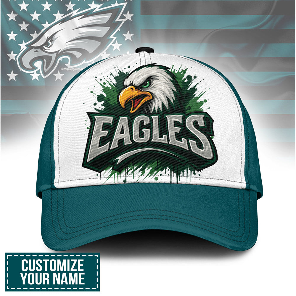 P.eagles | Premium  Custom Graffiti Team Cap Nf1