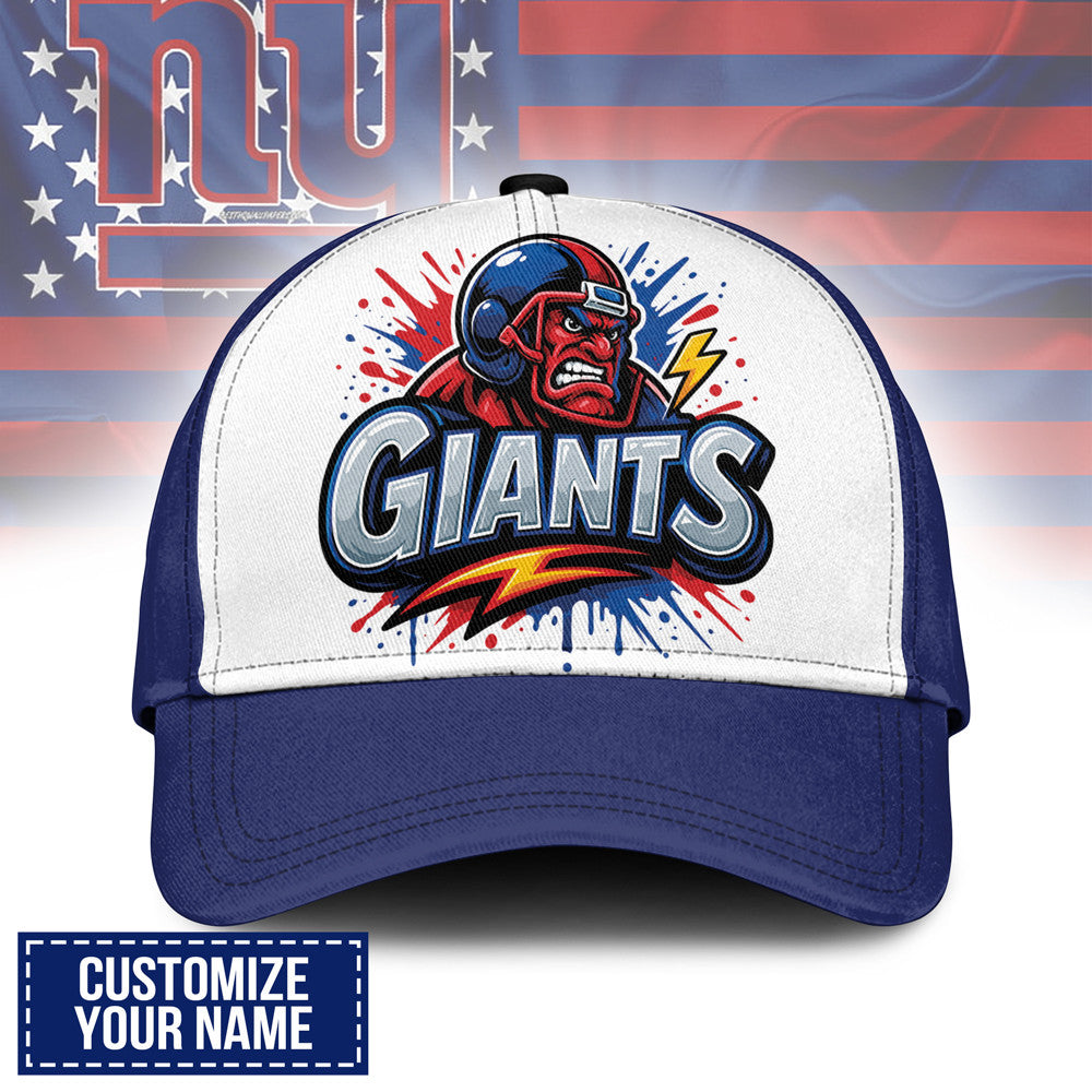 Ny.giants | Premium  Custom Graffiti Team Cap Nf1