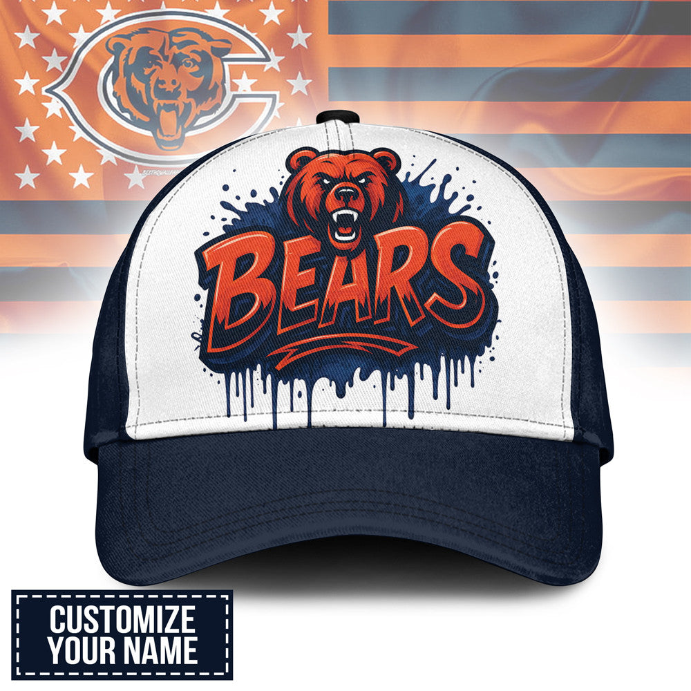 C.bears | Premium  Custom Graffiti Team Cap Nf1