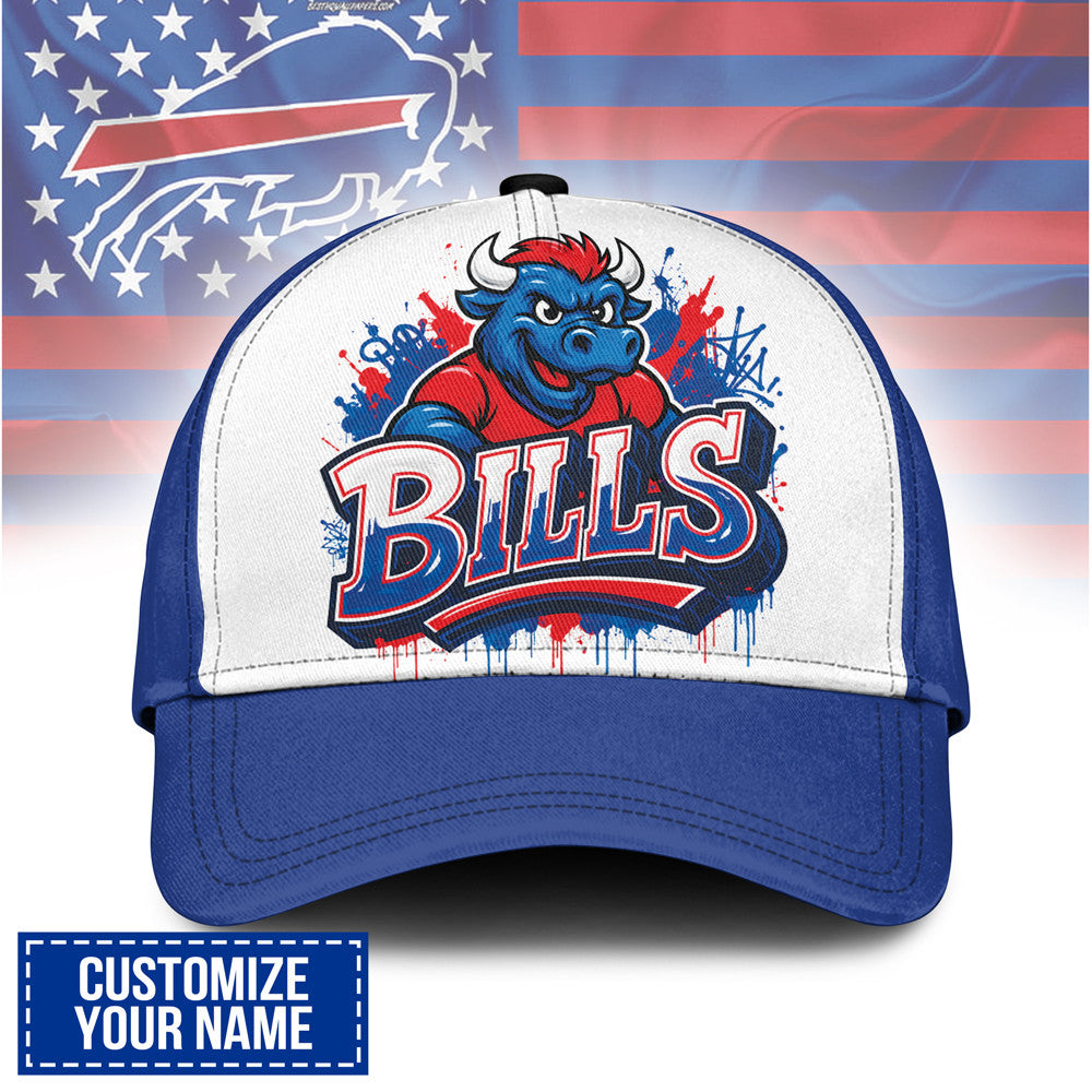 B.bills | Premium  Custom Graffiti Team Cap Nf1