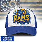La.rams | Premium  Custom Graffiti Team Cap Nf1