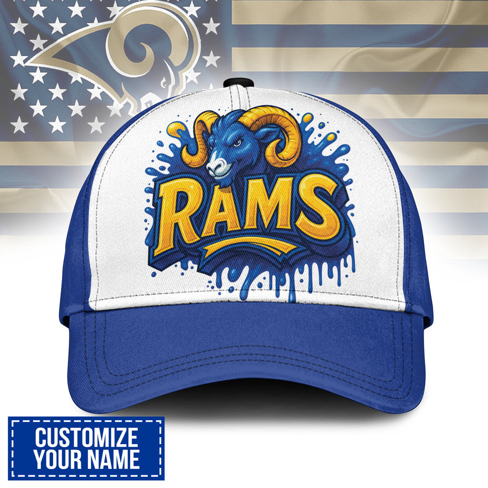 La.rams | Premium  Custom Graffiti Team Cap Nf1