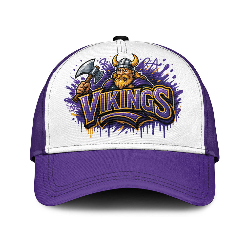 M.vikings | Premium  Custom Graffiti Team Cap Nf1