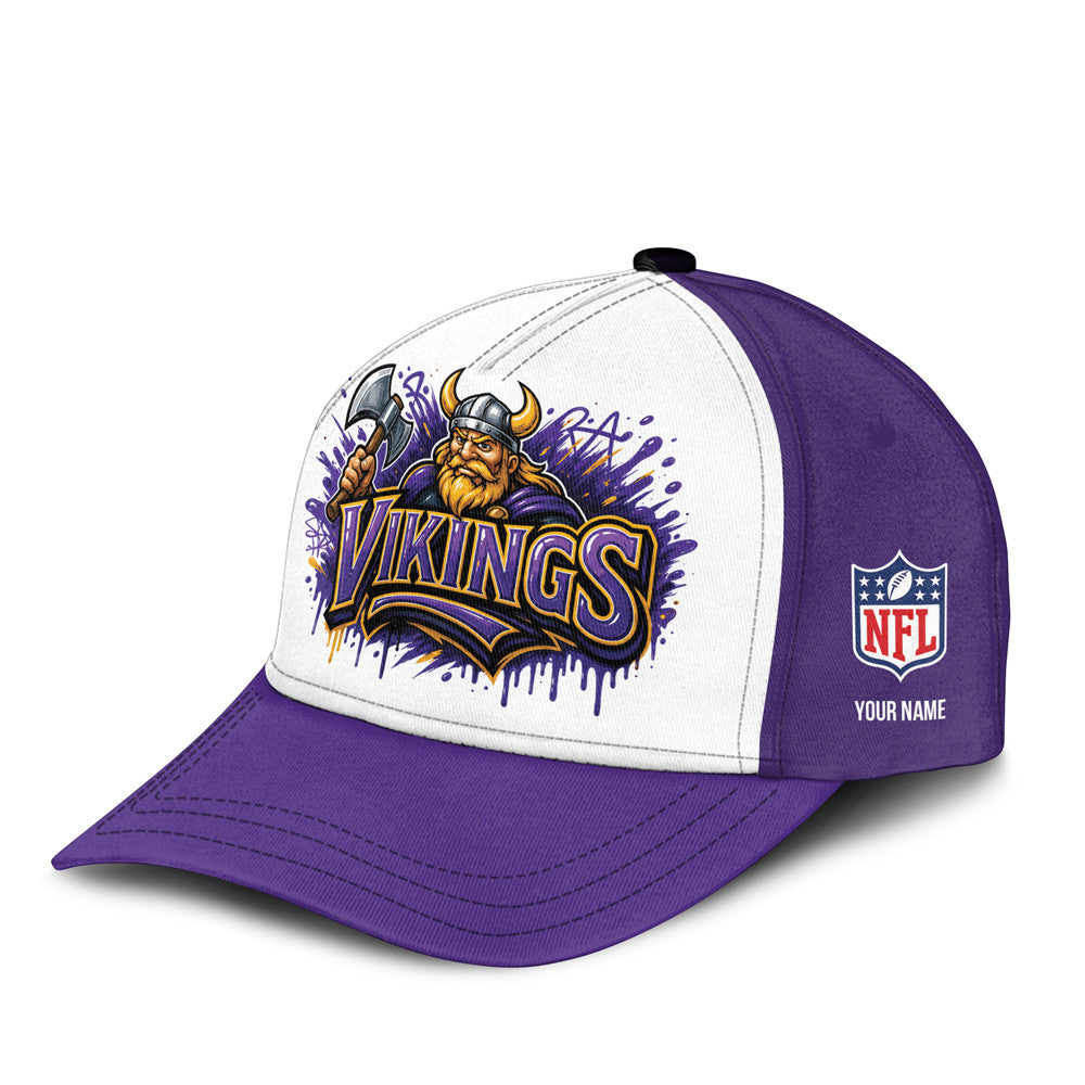 M.vikings | Premium  Custom Graffiti Team Cap Nf1
