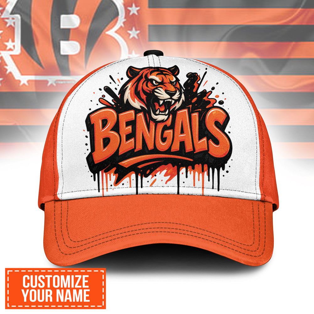 C.bengals | Premium  Custom Graffiti Team Cap Nf1