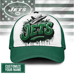 Ny.jets | Premium  Custom Graffiti Team Cap Nf1