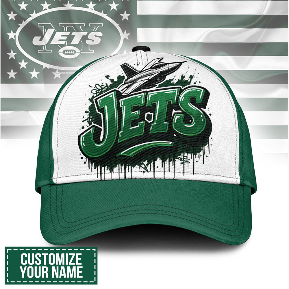 Ny.jets | Premium  Custom Graffiti Team Cap Nf1