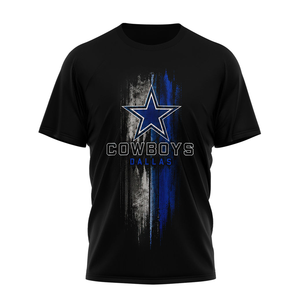 D.cowboys | Premium  Police Tribute Team 3d Shirt Nf1