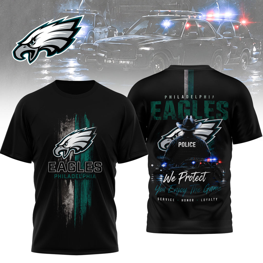 P.eagles | Premium  Police Tribute Team 3d Shirt Nf1