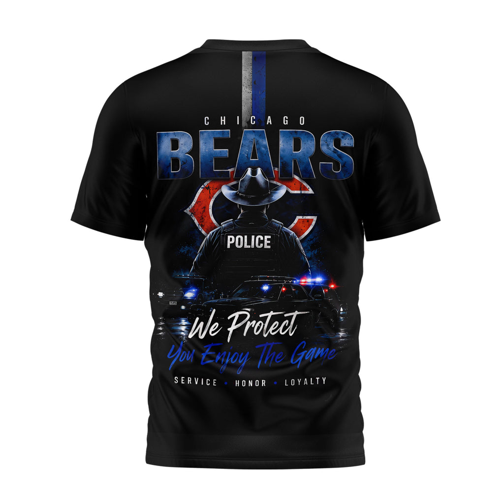 C.bears | Premium  Police Tribute Team 3d Shirt Nf1