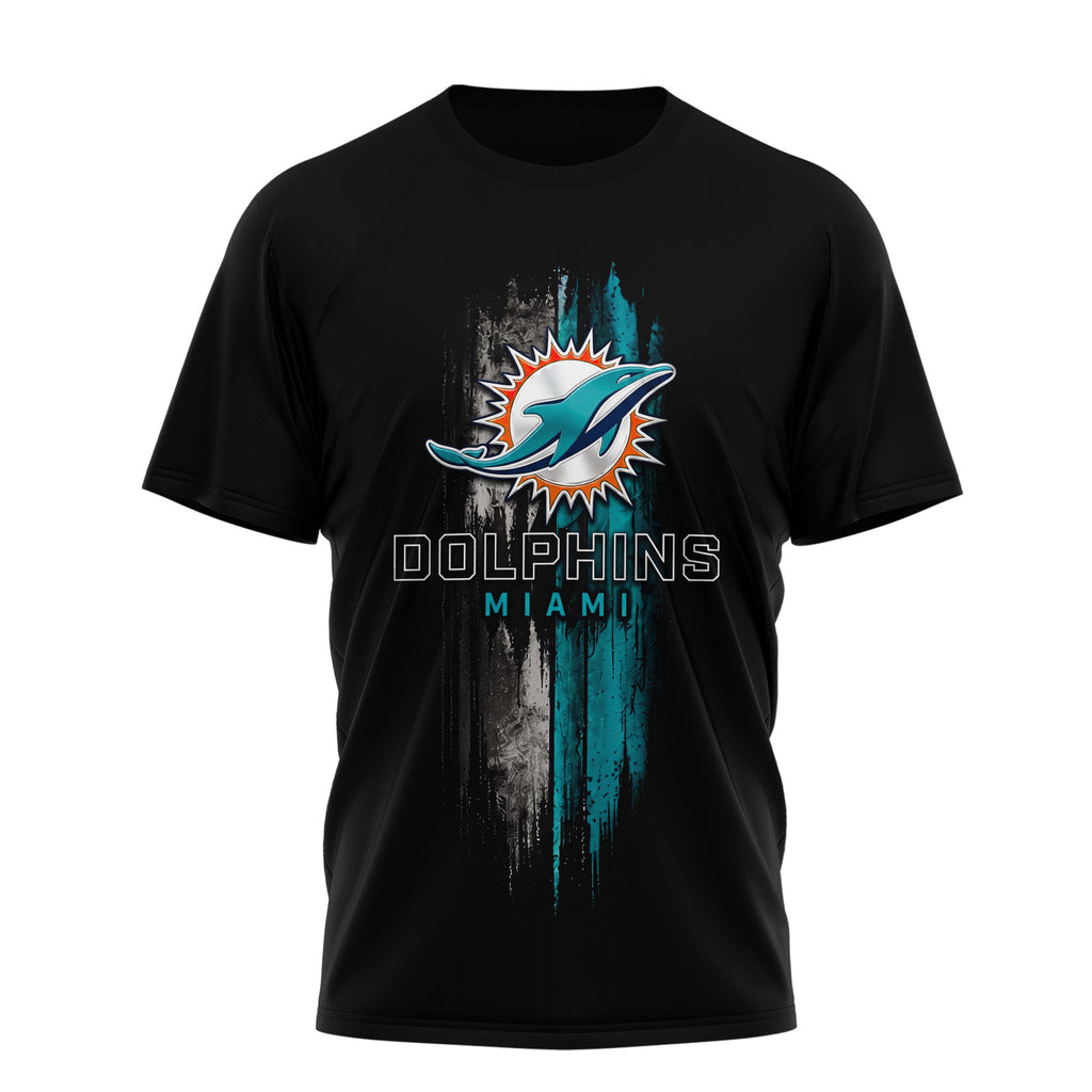 M.dolphins | Premium  Police Tribute Team 3d Shirt Nf1