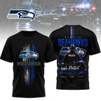 S.seahawks | Premium  Police Tribute Team 3d Shirt Nf1