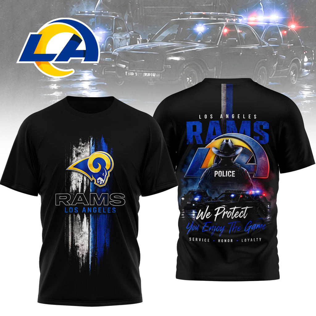 La.rams | Premium  Police Tribute Team 3d Shirt Nf1