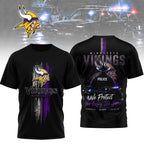 M.vikings | Premium  Police Tribute Team 3d Shirt Nf1