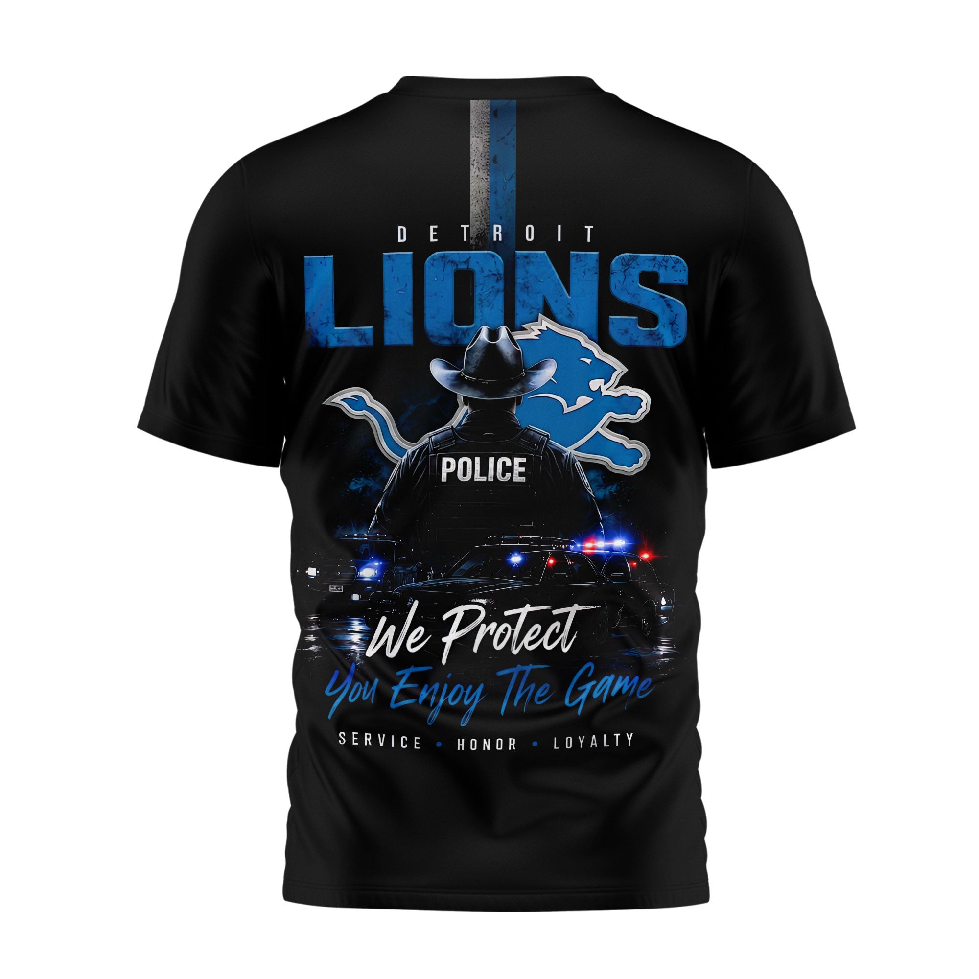 D.lions | Premium  Police Tribute Team 3d Shirt Nf1