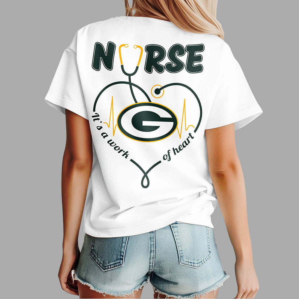 Gb.packers | Premium  Nurse Heart Team 3d Shirt Nf1